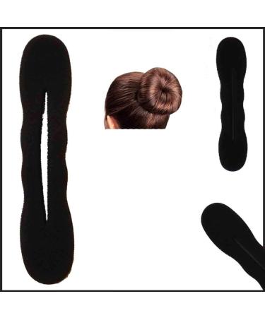 French Style Magic Hair Bun Maker - Easy Doughnut DIY Styling Band (1 Foam Shaper) - Buy Online on GoSupps.com