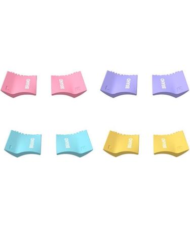 2x 2 in 1 Silicone Eyelash Stamper Left Right Lower Lashes Stamps Eyes Makeup Tool for Woman Girl Violet - Buy Online on GoSupps.com