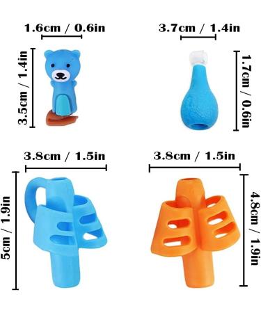 XYJJ Writing Aid & Correction Tools - Child-Friendly Pencil Handles & Guidance - Blue Pen Holder for Improved Writing Skills - Buy Online on GoSupps.com