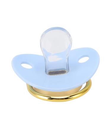 Soft Touch Silicone Baby Pacifier - Ultra-Light Bling Design for Newborns (6-18 Months) - Blue - International Shipping - Buy Online on GoSupps.com