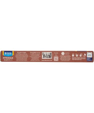  Italian Gourmet E.R. Pack of 10 De Cecco Spaghetti Wholemeal No. 12 Italian pasta 500g + Italian Gourmet Polpa 400g - Buy Online on GoSupps.com