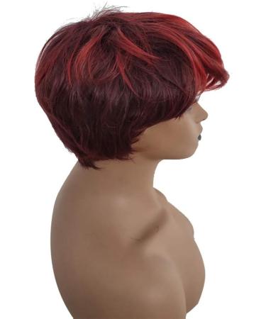 Kashyk Women's Short Curly Red Wig | Heat-Resistant Everyday Ponytail Wig - Buy Online on GoSupps.com