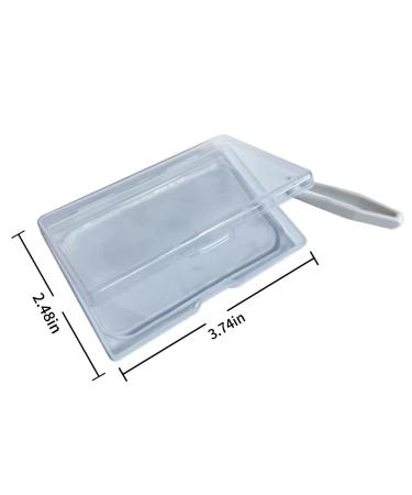 Portable Dust-Proof Transparent False Eyelash Adhesive Storage Box - Ideal for Travel & Daily Use - Buy Online on GoSupps.com