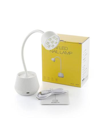 24W LED UV Nail Lamp for Gel Nails | 360 Rotatable Gooseneck Nail Dryer - Buy Online on GoSupps.com