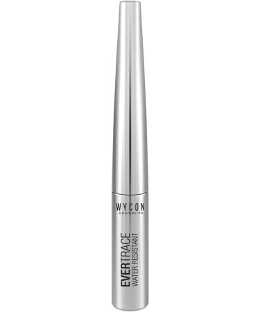  WYCON cosmetics WYCON cosmetics EVER TRACE EYELINER liquid waterproof extra-black ultra-precise stretch and sliding felt applicator easy to spread matte and intense colour - Buy Online on GoSupps.com