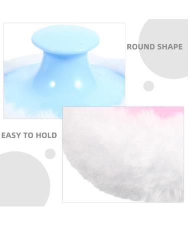 GALPADA Lot de 2 Houppettes pour B b 8 CM Ultra Douces et Moelleuses Applicateurs R utilisables Poudre ponge Maquillage pour Soins du Corps Couleurs Bleu Clair et Rose P le - Buy Online on GoSupps.com