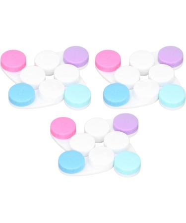 NATUDECO 12-Part Portable Contact Lens Container Kit - Colorful & Large for Travel & Outdoor Activities - Buy Online on GoSupps.com