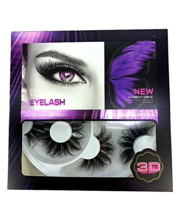 HBZGTLAD 2021 25mm 3D Faux Mink Cross False Eyelashes - 5 Pairs of Handmade Thick Eye Lashes for Stunning Makeup | International Shipping Available - Buy Online on GoSupps.com