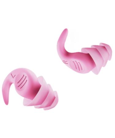 Ear Plugs 2 Boxes Silicone Sleep Earplugs Soundproof Earplugs Travel Noise Proof Earplugs Loop Earplugs Canada(Pink)