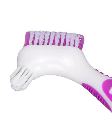 Premium Denture Brush Set | Double-Sided Cleaning Tool for Denture Care - Portable & Multi-Layered - Buy Online on GoSupps.com