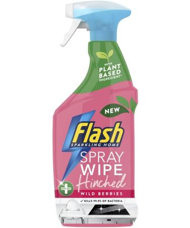 Flash Sparkling Home Spray Wipe Hinched Antibacterial Multi-Surface Cleaner 800ml Wild Berries Scent 3Pk + Our Gift for You: Organza Bag Size: 9x7x0.1cm - Buy Online on GoSupps.com