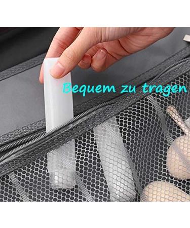 Voarge 10-Pack 30ml Plastic Travel Bottles Set | Refillable Cosmetics Containers for Shampoo Conditioner & Lotion - Buy Online on GoSupps.com