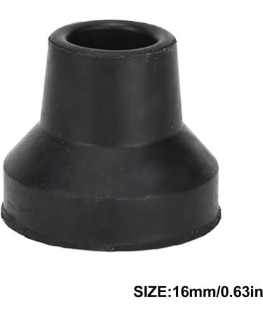 Non-Slip Crutch Tips - 10 Pack Rubber Tips with Metal Spacers for Standard Hiking Poles (16mm) - Durable & Reliable - Buy Online on GoSupps.com