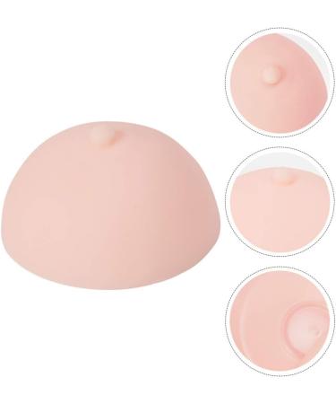 EXCEART Practice Skin Silicone Breast Plate Fake Boobs Mastectomy Prosthesis Silicone Breast Mold 3D Chest Tattoo Practical Tool for Crossdresser Transgender Costume - Buy Online on GoSupps.com