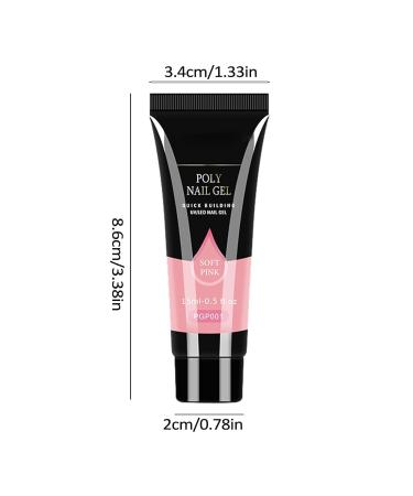 Nail Tip Extension Gel Glue UV Nail Glue - Professional Long-Lasting LED Hard Gel Nail Tool for Women for Salon Easy DIY at Home Jmedic - Buy Online on GoSupps.com