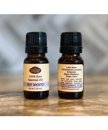 Fabulous Frannie Ho Wood Essential Oil 10ml - 100% Pure & Undiluted Cinnamomum Camphora for Aromatherapy - International Shipping Available - Buy Online on GoSupps.com
