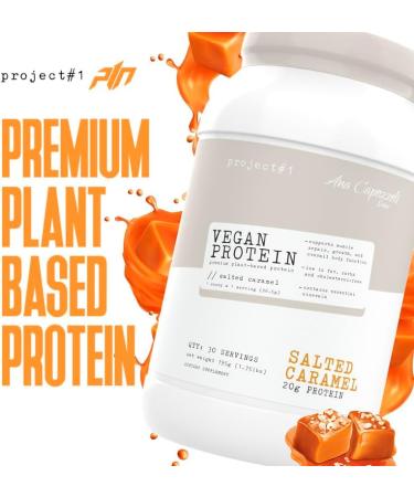 Premium Vegan Protein Powder - Organic Gluten-Free Soy-Free Salted Caramel | Plant-Based Protein | Sweetened with Stevia - Buy Online on GoSupps.com