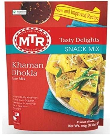 MTR - Khaman Dhokla (soft and fluffy Khaman Dhokla) - 500g - Pack of 2 - Buy Online on GoSupps.com