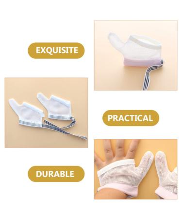 Healvian Thumb Brace Kit for Kids - Stop Thumb Sucking & Teething with Chewy Gloves - 2 Pairs Included - Thumb Splint for Baby & Infant - 11x7x0.5cm - Buy Online on GoSupps.com