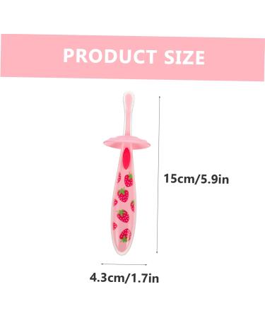 Gatuida 4-Piece Baby Toothbrush Accessories | Travel Toys for Babies | Silicone Baby Care Set in Food-Grade Pink - Perfect for Cleaning & Care - Buy Online on GoSupps.com