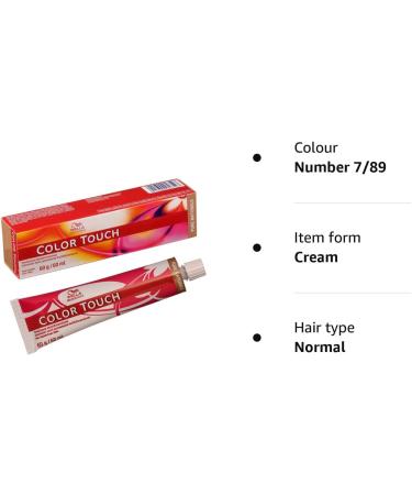 Wella Professionals Color Touch 7/89 Semipermanent Haircolor 60 ml - Pack of 1 - Buy Online on GoSupps.com