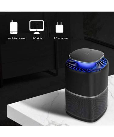 WJMLS Mosquito Lamp Electronic Mosquito Light Decoy Light LED Mosquito Killer UV Touch Sensing Control DC 5V USB Night Light (Color: Black White) Black Colour:White (Color : Black) - Buy Online on GoSupps.com