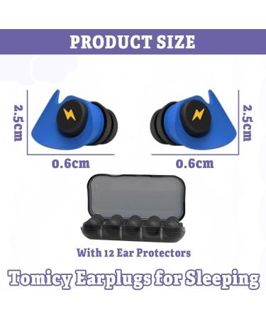 12 PCS Sleep Earplugs - Soft Hearing Protection for Sleeping Travel & Aircraft | Portable Box Included - Buy Online on GoSupps.com