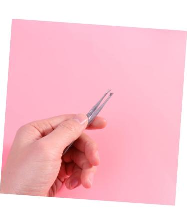 Buy Mikinona Zonge 24th Flat Tweezers - Stainless Steel Eyebrow & Ingrown Hair Removal Tool for Flawless Makeup | International Shipping - Buy Online on GoSupps.com