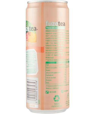  Italian Gourmet E.R. Rosette sleek can 33 cl - Black tea - Peach - 400g - Buy Online on GoSupps.com