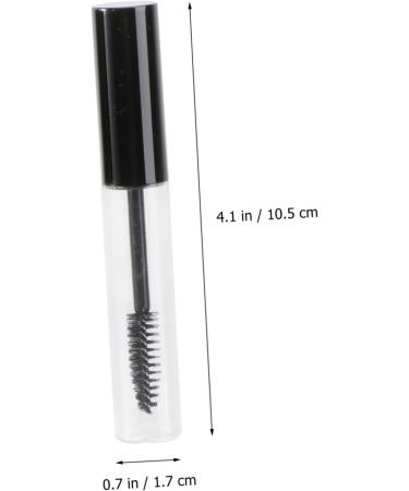  TOVINANNA 9 Pieces funnel containing mascara bottle of cream container for eyelashes clear mascara for eyelashes eyelash spools shiny to transparent With cover - Buy Online on GoSupps.com
