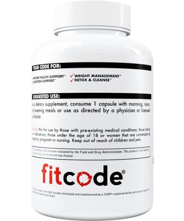 FitCode Extra Strength Apple Cider Vinegar Pills 500mg - Natural Digestion, Detox & Immune Support - With Cayenne Pepper for Cleansing & Weight Loss - 60 Capsules - Buy Online on GoSupps.com