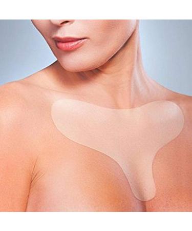 Silicone anti-wrinkles breast pads love heart-shaped breast pads to eliminate and prevent breast folds.