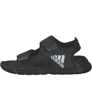 adidas Kids Altaswim Beach & Pool Shoes 12 UK - Core Black/White/Grey - Buy Online on GoSupps.com