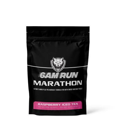 6AM RUN Marathon - Pre Workout Powder for Distance Running & Essential Amino Energy - No Jitters, High Energy for Cardio & Stamina Formula - All Natural, Keto, Vegan (Raspberry Iced Tea, 6.35 oz) Raspberry Iced Tea 6.35 Ou…