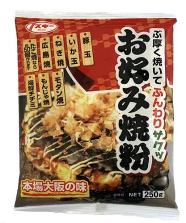 Okumoto Osaka Style Okonomiyaki Pancake Flour 250g - Buy Online on GoSupps.com