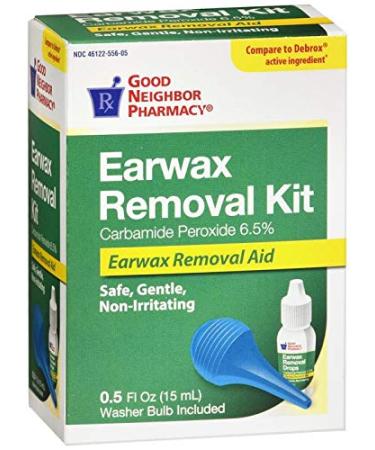 GNP Earwax Removal Kit Drop with Bulb 0.5 Fl oz (15 ml)