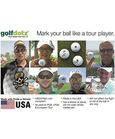 Golfdotz Golf Ball Markers - Fabulous Foursome Golf Accessories - Buy Online on GoSupps.com