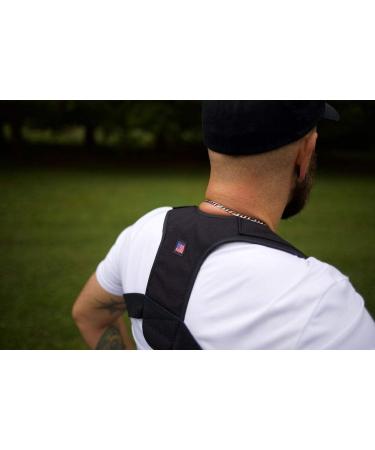 Shoulder & Upper Back Brace - One Size Fits All for Pain Relief Posture Control & Comfort - Ideal for Athletes & Daily Use - Made in the USA - Buy Online on GoSupps.com