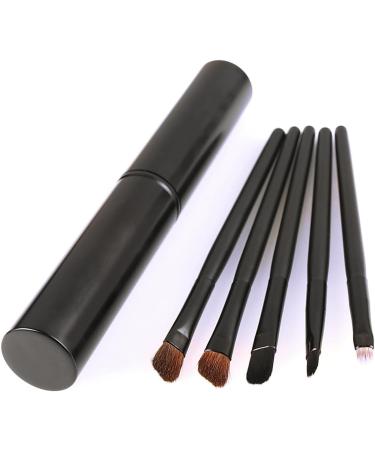 WOONEKY 5pcs Eyeshadow Brush with Case Eyeshadow Brush Kit Cosmetic Tools Blackriflecoffee - Buy Online on GoSupps.com