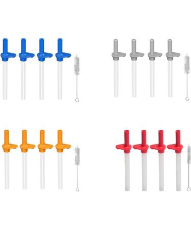 Flexible Silicone Straws Travel Cup Straws Easy to Clean Silicone Material Replacement Accessory Reusable Straw for Cups Cup Straw Replacement - Buy Online on GoSupps.com