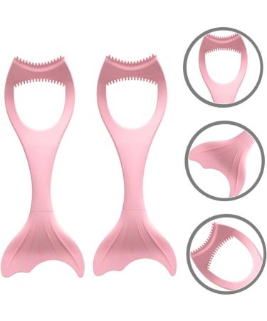 FOMIYES 2pcs Mascara Brush Silicone Molds Makeup Eyeliner Silicone Eyeliner Make up Aid Girl Eyes Cosmetics - Buy Online on GoSupps.com