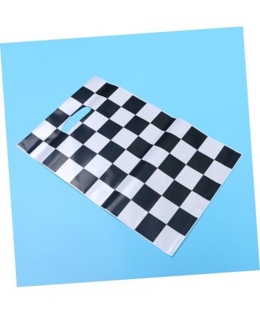ABOOFAN 50pcs Checkered Candy Bags Checkered Gift Bags Car Theme Party Bags Black and White Candy Bags Black and White Goodie Bags Race Car Goodie Bags Race Car Candy Bags Passion Decorate Black White 25.5X16.3cm - Buy Online on GoSupps.com