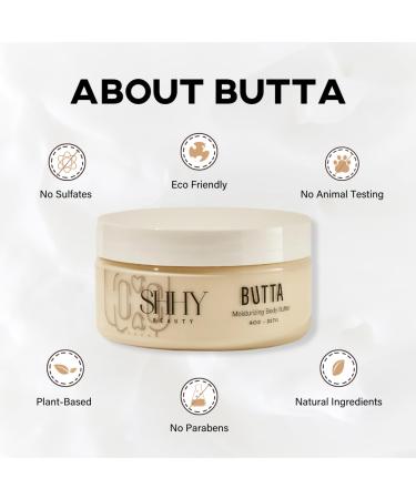 SHHY BEAUTY Butta Moisturizing Body Butter, Whipped Body Butter with Natural Shea, Natural Body Lotion for Body Glow, Deep Moisturizer and Body Care Lotion - Buy Online on GoSupps.com