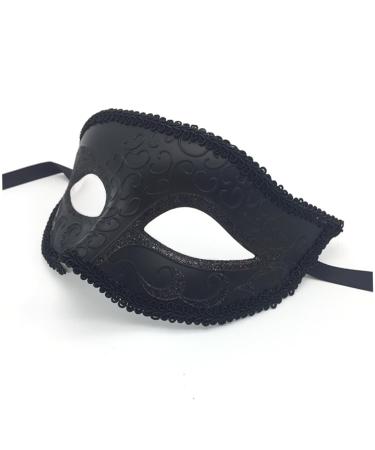 minkissy Dreses Eye Wedding Costumes Halloween Male and Female Mask Unique Masquerade Mask Black Masquerade Ball Stand Out Mask Costume Party Makeup Party Mask Men and Women Prom Eye Mask