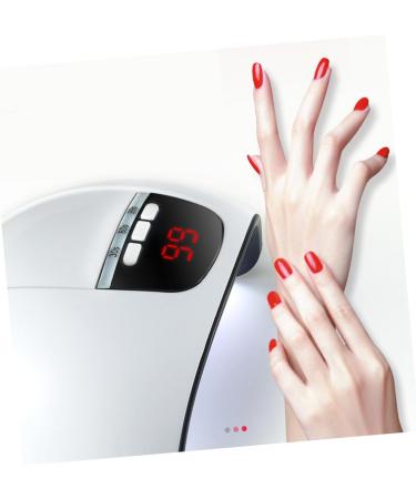 DOITOOL 3pcs Nail Lamp Uv Nail Light Led Dryer Nail Art Equipment Nail Gel Nail Dryer Machine Led Nail Gel Nail Dryer Lamp Professional Nail Art Tools Intelligent Manicure Tools White - Buy Online on GoSupps.com