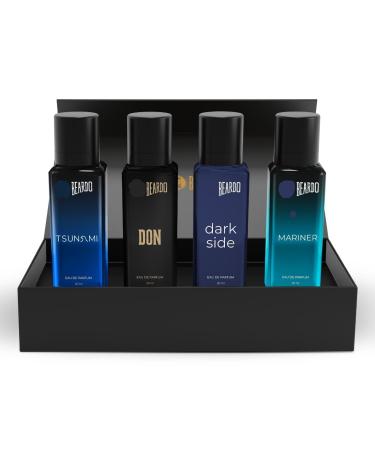 Beardo_Day Perfumes For Men & Women 4 x 20ml | Compliment worthy Unisex perfume combo | Long Lasting Perfumes - Fresh & Aquatic Fragrances | Gift for men