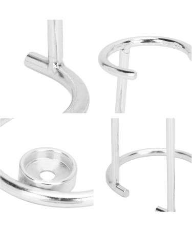 Stainless Steel Razor Stand - Modern Portable Shaving Brush Holder - Rustless Design for Restroom (Silver) | International Shipping - Buy Online on GoSupps.com