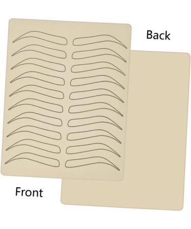 FOMIYES 25 pcs Skin Portable Eyebrow Training Practical Simulated Practicing Supply Blank 18.9x14.5cmx5pcs As Shownx5pcs - Buy Online on GoSupps.com