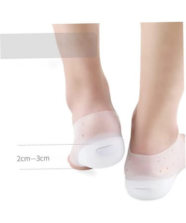 Invisible Height Increase Insoles - 3cm Soft Heel Pads for Men & Women | Comfortable Cushion Inserts - Buy Online on GoSupps.com