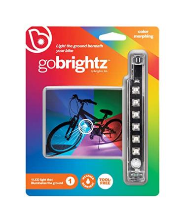 Brightz GoBrightz LED Bike Frame Light - LED Bike Frame Light for Night Riding - 4 Modes for Flashing or Constant Glow Light - Fun Safety Light Bike Accessories for Kids, Boys, Girls, Teens & Adults Color Morphing - Buy Online on GoSupps.com